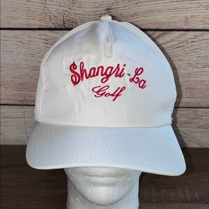 EUC Shangri-La Golf White Imperial Golf Cap